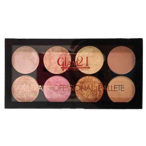 Buy Glam21 Ultra Professional Palette Baked Blusher Palette (21 g) (B36-3) - Purplle