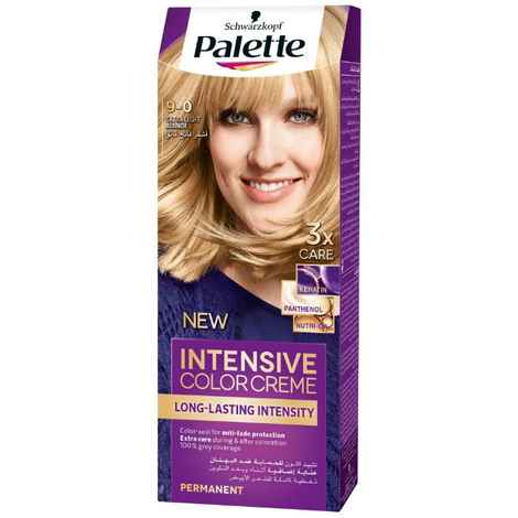 Buy Schwarzkopf Palette Intensive Color Cream Long Lasting Intensity 9-0 Extra Light Blonde (110 ml) - Purplle