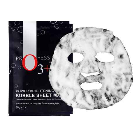 Buy O3+ Power Brightening Bubble Sheet Mask(30g) - Purplle