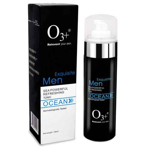 Buy O3+ Exquisite Men Ocean Sea Powerful Refreshing Whitening Tonic (180 ml) - Purplle
