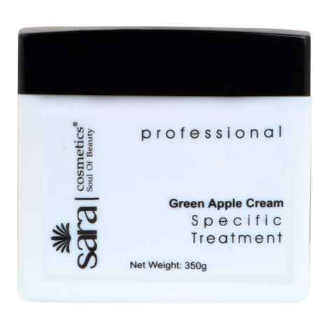 Buy Sara Soul Of Beauty Green Apple Cream For Whitening And Moisturizing (350 g) - Purplle