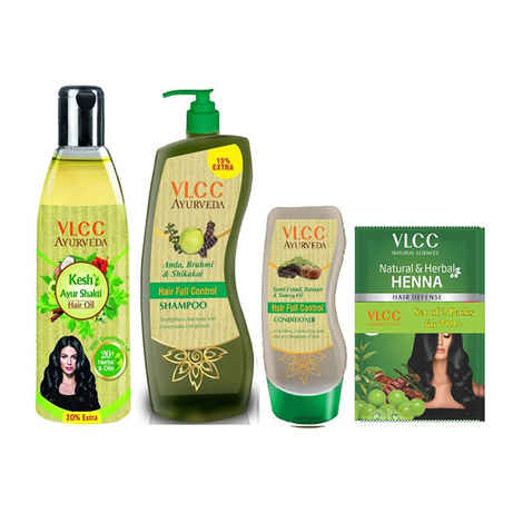 VLCC Ayurveda Hair Care Kit (Pack of 5)