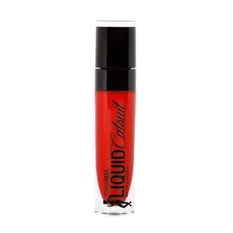Buy Wet n Wild MegaLast Liquid Catsuit Matte Lipstick - Flame Of The Game (Red) (6 g) - Purplle