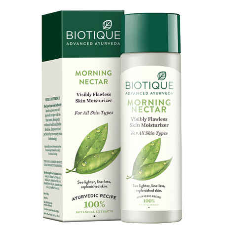 Buy Biotique Bio Morning Nectar Visibly Flawless Skin Moisturizer (190 ml) - Purplle