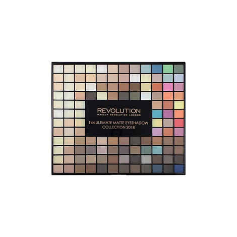 Buy Makeup Revolution Ultimate 144 Eyeshadow Palette Matte 2018 (116 g) - Purplle
