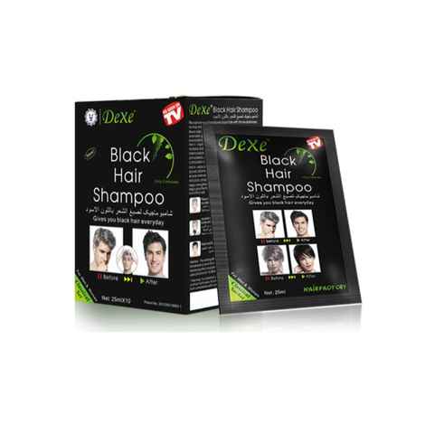 Dexe Black Hair Shampoo Pack of 10 (250 ml)