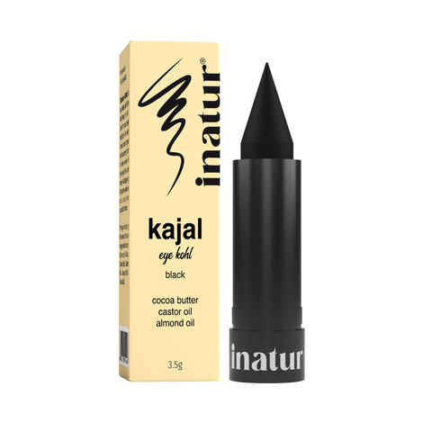 Buy Inatur Organic Eye Kohl Kajal - Black - Purplle