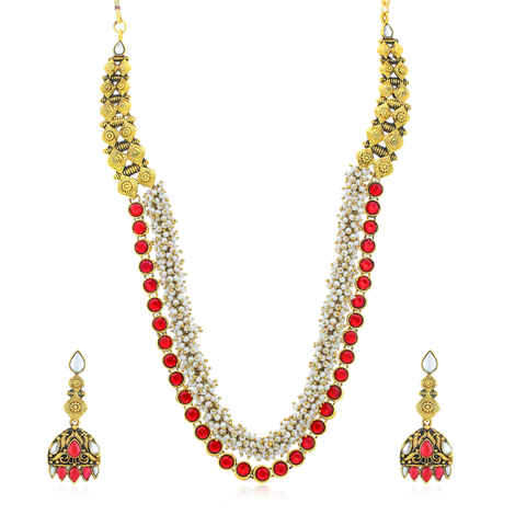 Buy Sukkhi Elegant Gold Plated Necklace Set for Women - N81885 - Purplle