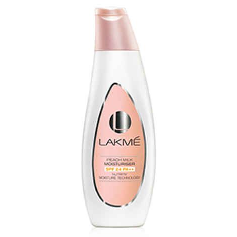 Buy Lakme Peach Milk Moisturizer SPF 24 PA Sunscreen Lotion | Enriched With Vitamin E |Improves Skin Texture | Sun Protection | 120 ml - Purplle