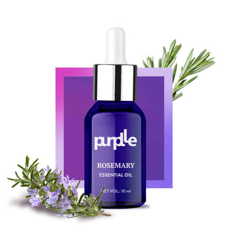 Buy Purplle Essential Oil - Rosemary | Quick Absorption | All Skin Types | Anti-acne | Multi-use | Nourishing (10 ml) - Purplle