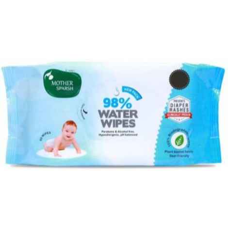 Buy Mother Sparsh 98 % Water Based Wipes (Mild -Scented) - 80 Pieces - Purplle