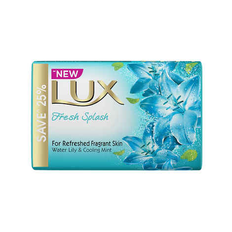 Buy Lux Fresh Splash Water Lily & Cooling Mint Soap Bar (54 g) - Purplle