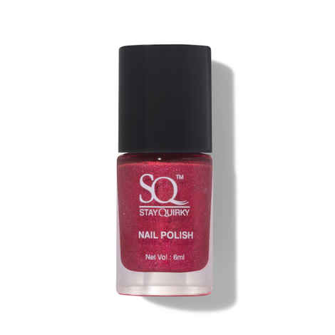 Stay Quirky Nail Polish, Pink, Metallic Lust - Hot Pink Love 14 (6 ml)