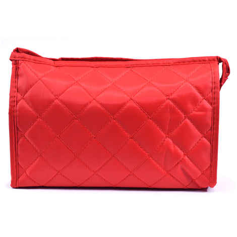 Buy Bonjour Paris Coat Me Women's Multi Purpose Makeup Bag / Vanity Pouch / Travel Kit / Cosmetic Bag Organiser (RED ) - Purplle