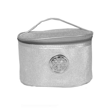 Buy Bonjour Paris Coat Me Women's Multi Purpose Vanity Case / Cosmetic Pouch / Makeup Travel Organiser Kit - Gold - Purplle