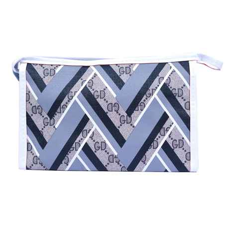 Buy Bonjour Paris Coat Me Mat Print Women's Zipper Pouch / Cosmetic Bag Grey - Purplle