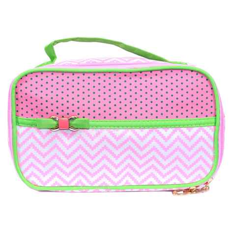 Buy Bonjour Paris Coat Me Ladies Multi Purpose Cosmetic Pouch / Makeup Kit - Girlish Pink - Purplle