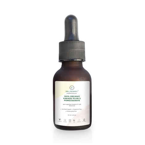 Juicy Chemistry 100% Organic Kakadu Plum & Pomegranate - Anti-Ageing Vitamin C Rich Facial Oil