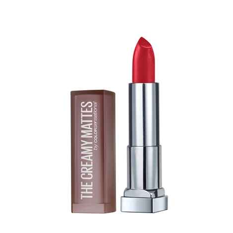 Buy Maybelline New York Color Sensational Creamy Matte Lipstick - Pink My Red 641 (3.9 g) - Purplle