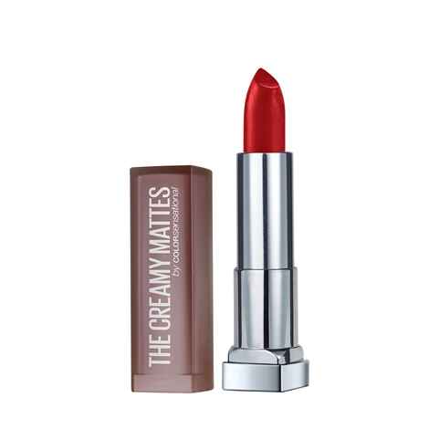Buy Maybelline New York Color Sensational Creamy Matte Lipstick - Cosmopolitan Red 643 (3.9 g) - Purplle