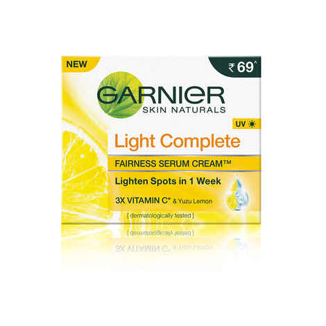Buy Garnier Skin Naturals Light Complete Serum Cream, (23 g) - Purplle