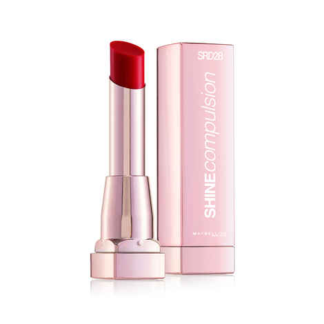 Buy Maybelline New York Shine Compulsion Lipstick, Audacious Red - Purplle