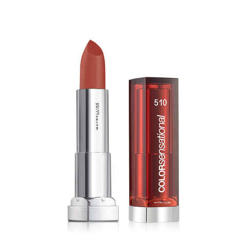 Buy Maybelline New York Color Sensational Satin Lipstick - Risk Taking Coral 510 (3.9 g) - Purplle