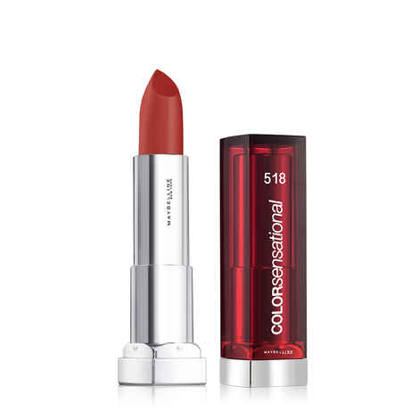 Buy Maybelline New York Color Sensational Satin Lipstick - Chillionaire 518 (3.9 g) - Purplle