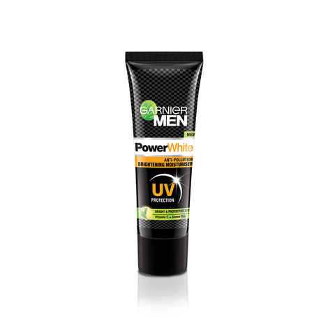 Garnier Men PowerWhite Anti-Pollution Brightening Moisturiser, (20 g)