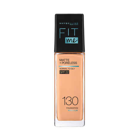 Buy Maybelline New York Fit Me Matte+Poreless Liquid Foundation - Buff Beige 130 (30 ml) - Purplle