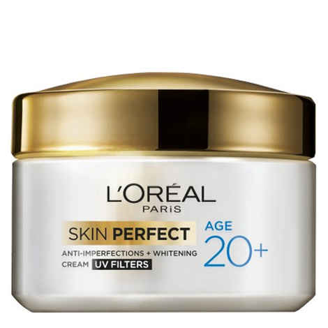 Buy L'Oreal Paris Age 20+ Skin Perfect Anti-Imperfections + Whitening Cream (50 g) - Purplle