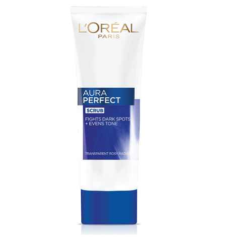 Buy L'Oreal Paris Aura Perfect Face Scrub | Fights Dullness + Evens Tone, 100 ml - Purplle