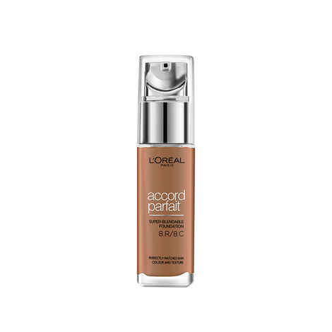 Buy L'Oreal Paris True Match Super-Blendable Foundation - Nut Brown 8R8C (30 ml) - Purplle