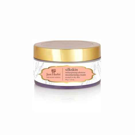 Buy Just Herbs Silkskin Indian Ginseng-Aloevera Moisturising Cream (50 g) - Purplle
