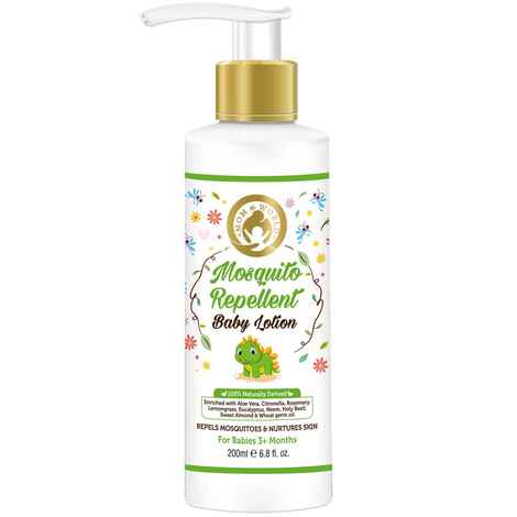 Buy Mom & World Baby Mosquito Repellent Baby Lotion (200 ml) - Purplle
