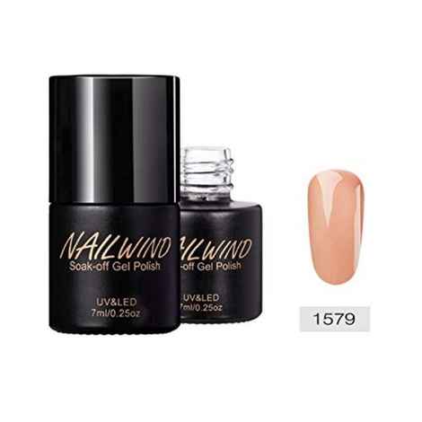 NAILWIND Gel Varnishes hybrid Pure Color Gel Nail Polish Needed UV LED Soak-off Gel Nail Varnishes Long-lasting Gel Manicure Nail Lacquer Semi Permanent Gel Varnish (NW-1579) (7 ml)