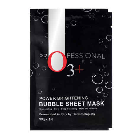 Buy O3+ Power Brightening Bubble Sheet Mask(30g) - Purplle