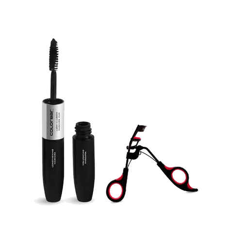 Buy Colorbar Lash Illusion Mascara Duo (4 ml) + Colorbar Showstopper Eyelash Curler (7 g) - Purplle