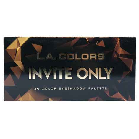 L.A. Colors 20 Color Eyeshadow Palette - Invite Only (22 g)
