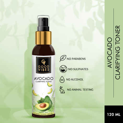 Buy Good Vibes Clarifying Toner - Avocado (120 ml) - Purplle