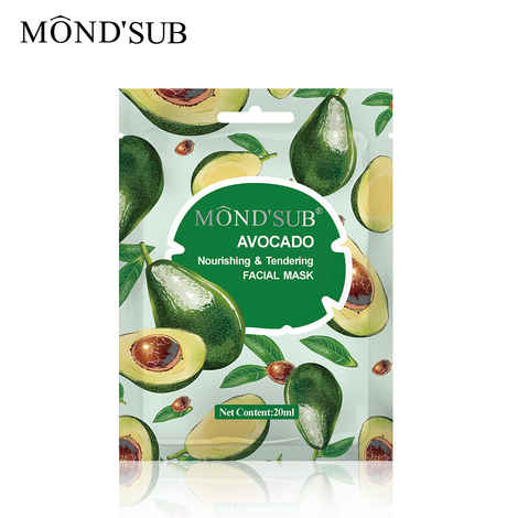 Buy Mond'Sub Avocado Nourishing & Tendeing Facial Mask Sheets Pack of 1 - Purplle