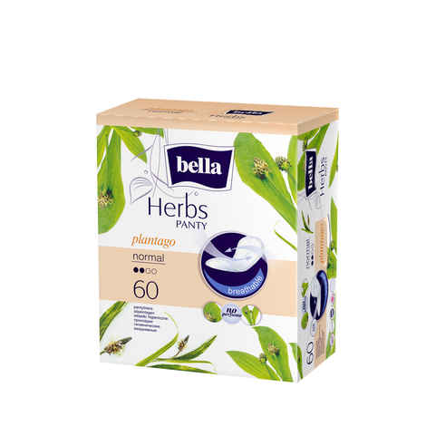Buy Bella Panty Liner Herb With Pantago 60 Pcs - Purplle