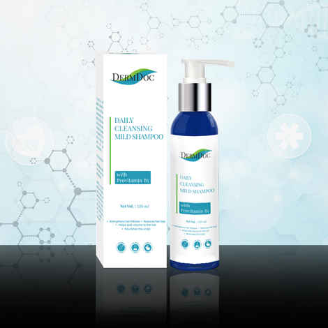 Buy DermDoc Daily Cleansing Mild Shampoo with Provitamin B5 (120 ml) - Purplle