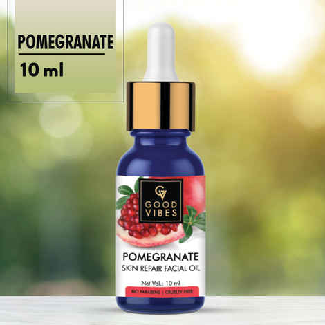 Buy Good Vibes Skin Repair Facial Oil - Pomegranate (10 ml) - Purplle