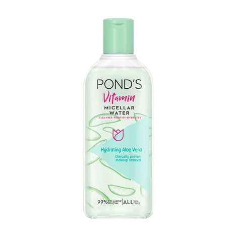 Buy Pond's Vitamin Micellar Water Hydrating Aloe Vera (250 ml) - Purplle