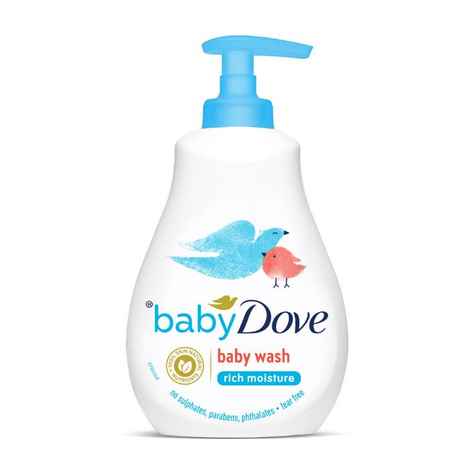 Buy Baby Dove Rich Moisture Hair to Toe Baby Wash (400 ml) - Purplle