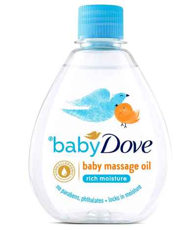 Buy Baby Dove Rich Moisture Baby Massage Oil (200 ml) - Purplle