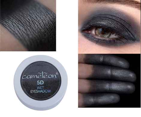 Buy Cameleon 5D Wet Eyeshadow, 110 Pure Black - Purplle