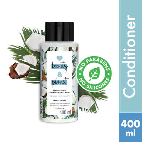 Buy Love Beauty & Planet Natural Coconut Water & Mimosa Volume Conditioner (400 ml) - Purplle