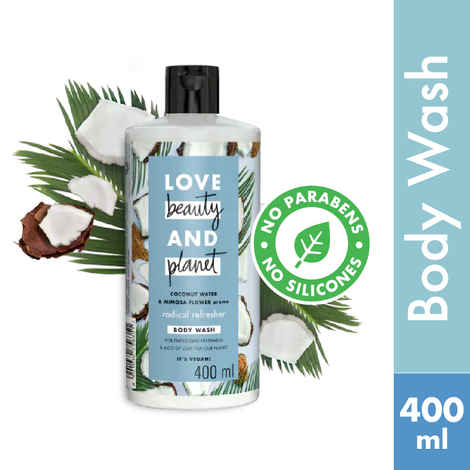 Buy Love Beauty & Planet Natural Coconut Water & Mimosa Refresh Body Wash (400 ml) - Purplle